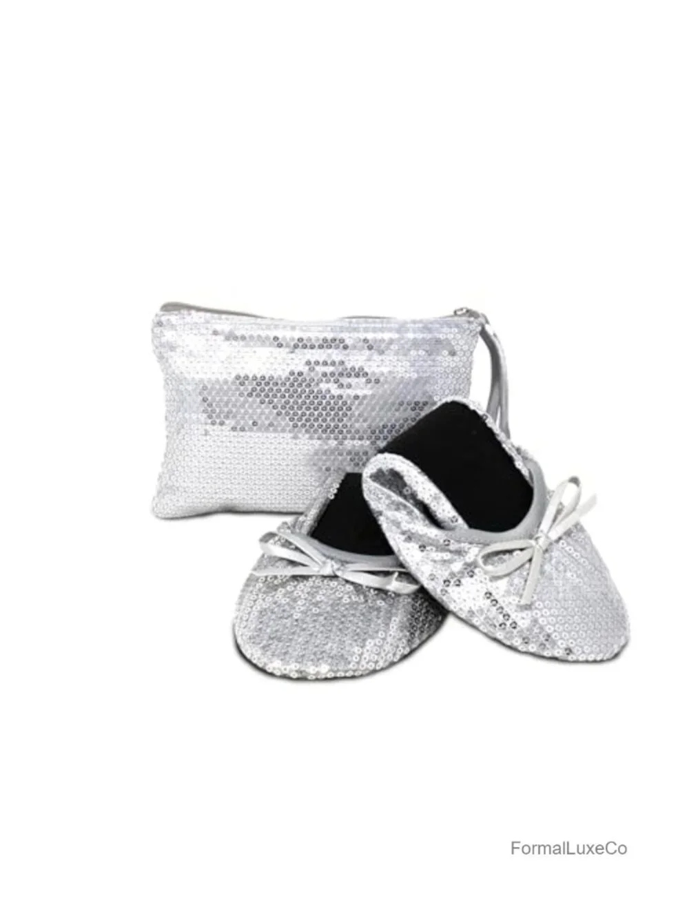 Foldable Ballet Flats for Women - Cushioned, Slip Resistant, Portable Travel
